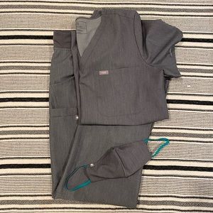 Figs Scrub Set in Graphite